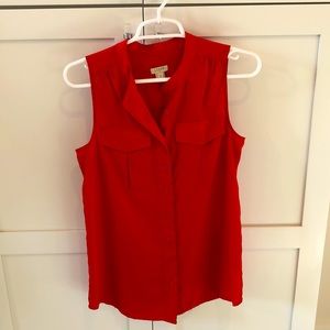 JCrew Women’s sleeveless blouse